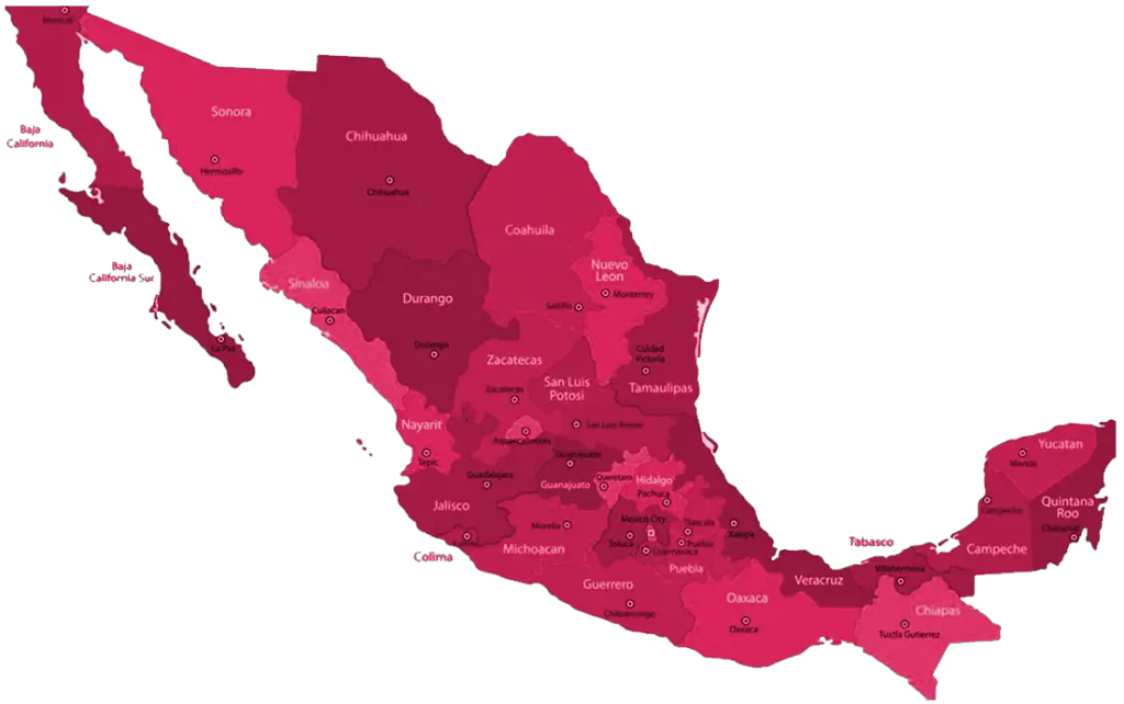 Oficinas para tramitar la curp en México