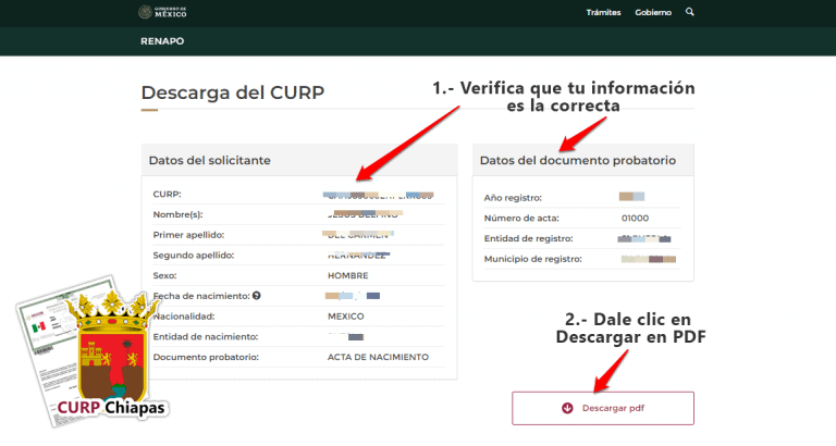 Curp Chiapas Donde Tramitar Corregir E Imprimir Tu Curp 2601