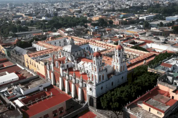 El Edificio Carolino desde el aire